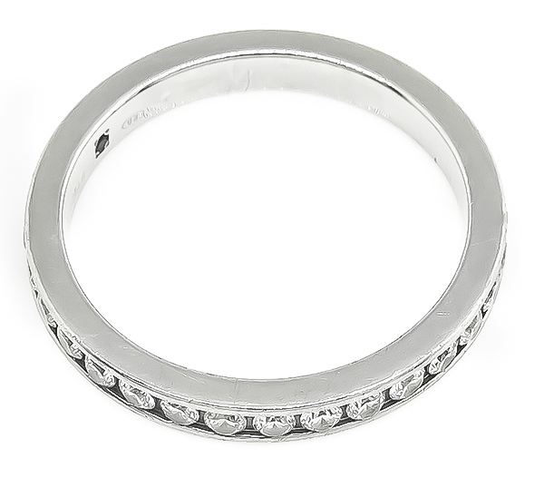 Estate 0.54ct Diamond Eternity Wedding Band