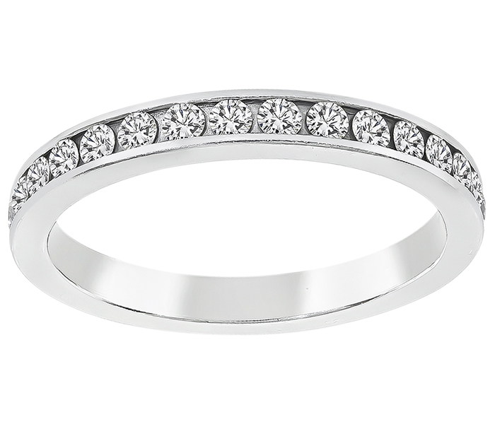 Estate 0.54ct Diamond Eternity Wedding Band