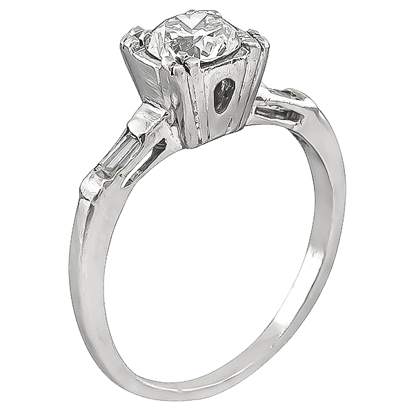 Estate 0.55ct Diamond Engagement Ring