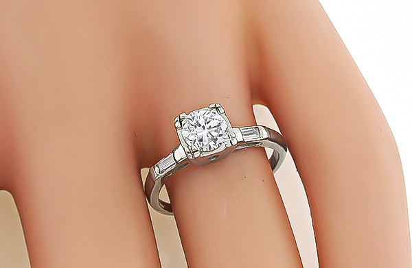 Estate 0.55ct Diamond Engagement Ring