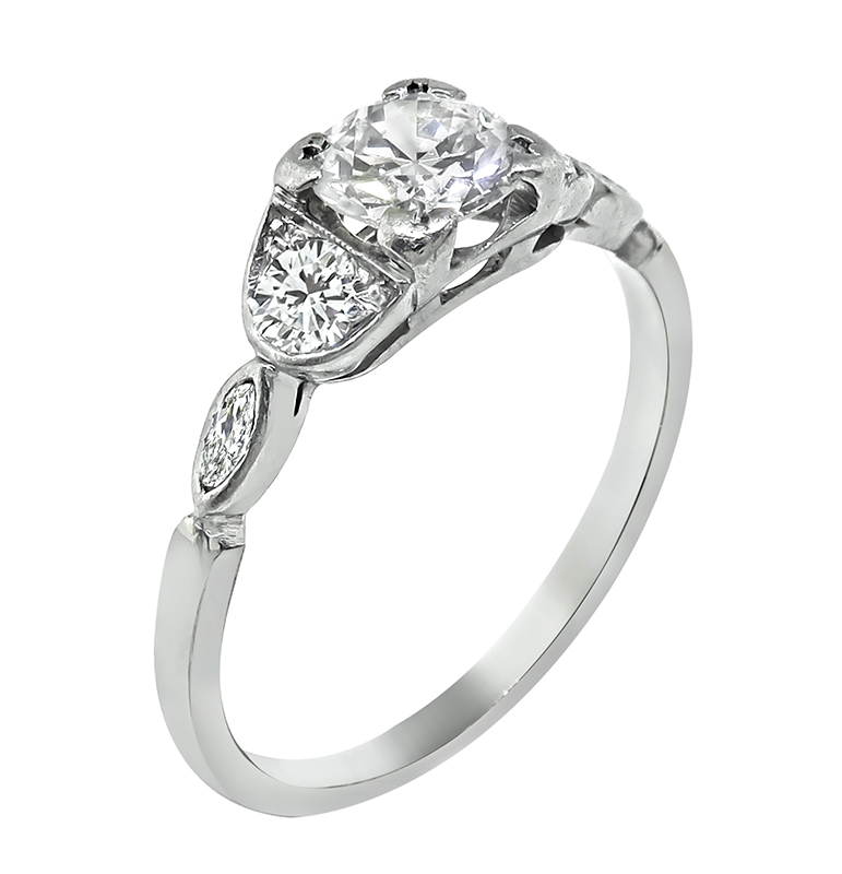 Estate 0.60ct Diamond Engagement Ring