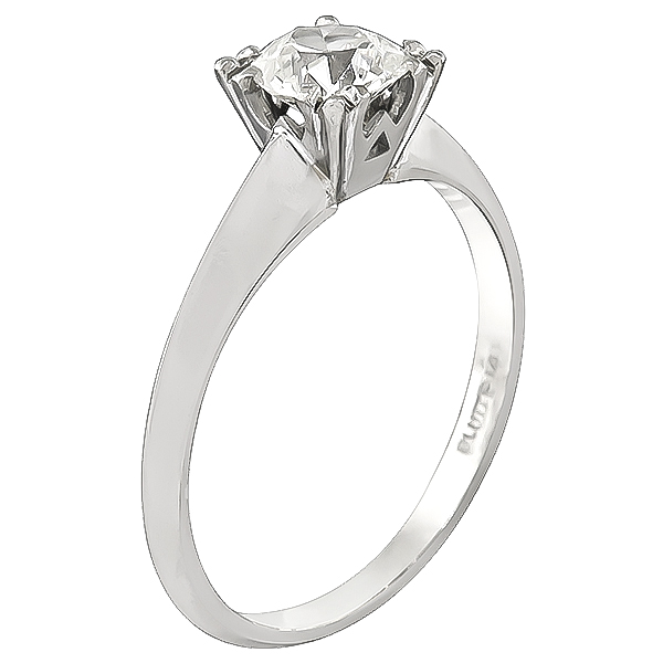 Estate 0.60ct Diamond Solitaire Engagement Ring