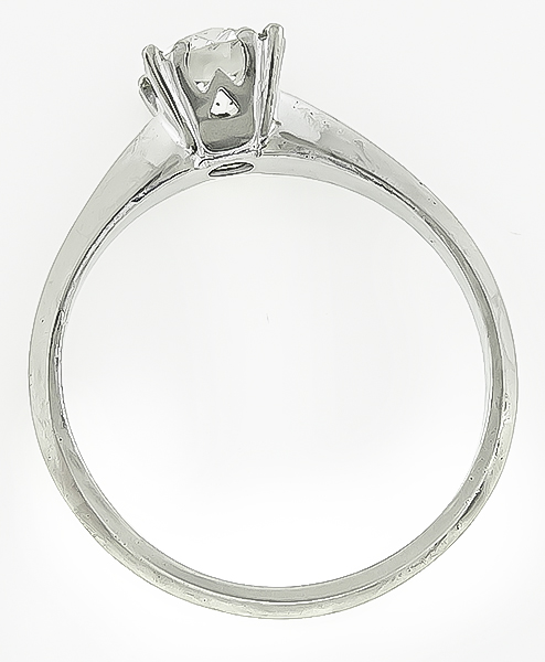 Estate 0.60ct Diamond Solitaire Engagement Ring