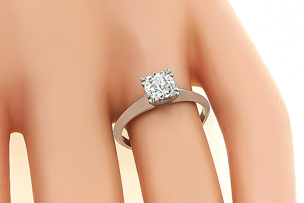 Estate 0.60ct Diamond Solitaire Engagement Ring