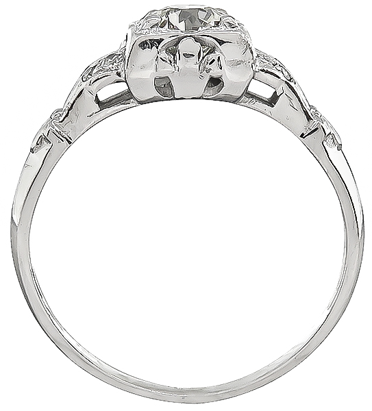 Vintage 0.60ct Diamond Engagement Ring