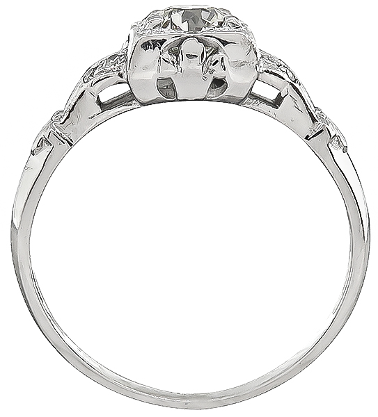 Vintage 0.60ct Diamond Engagement Ring