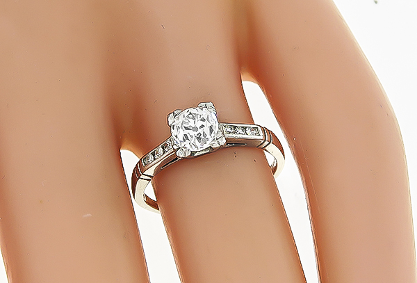 Vintage 0.65ct Diamond Engagement Ring