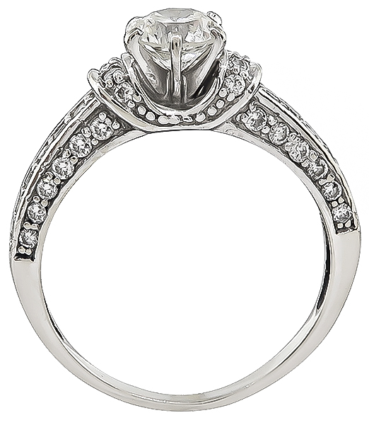 Estate 0.65ct Diamond Engagement Ring