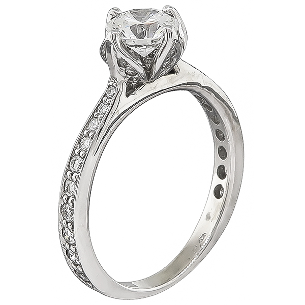 Estate 0.65ct Diamond Engagement Ring