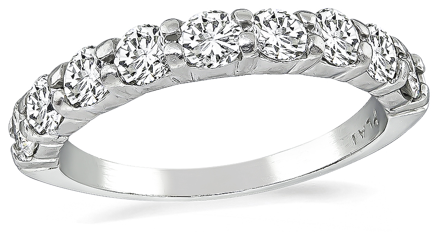 Estate 0.70ct Diamond Wedding Band