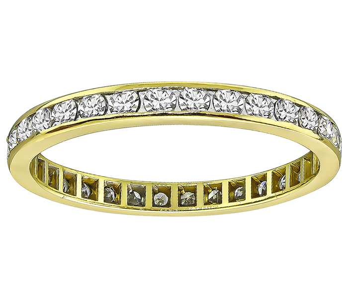 Estate 0.90ct Diamond Eternity Wedding Band