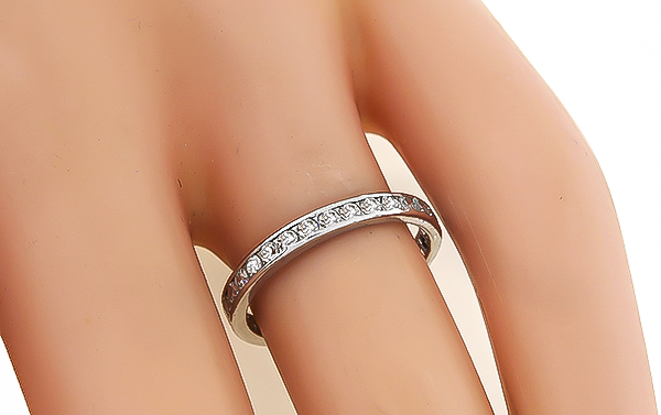 Estate 0.90ct Diamond Eternity Wedding Band
