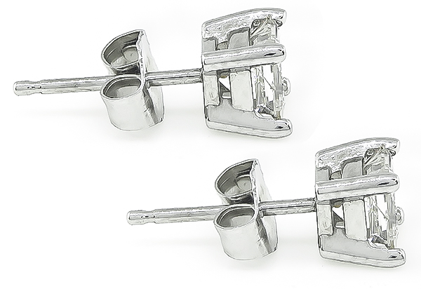Estate 0.90ct Diamond Stud Earrings