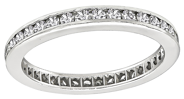 Estate 1.00ct Diamond Eternity Wedding Band