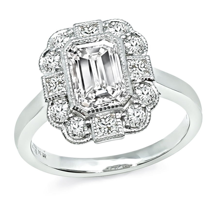 Estate 1.08ct Diamond Engagement Ring