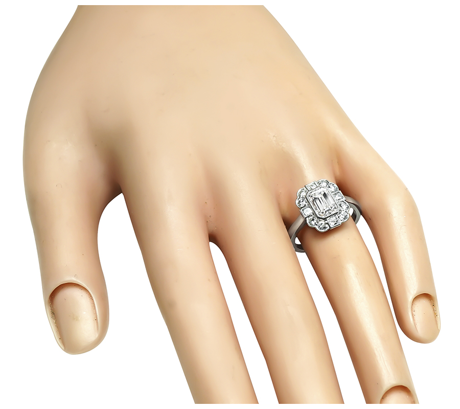 Estate 1.08ct Diamond Engagement Ring