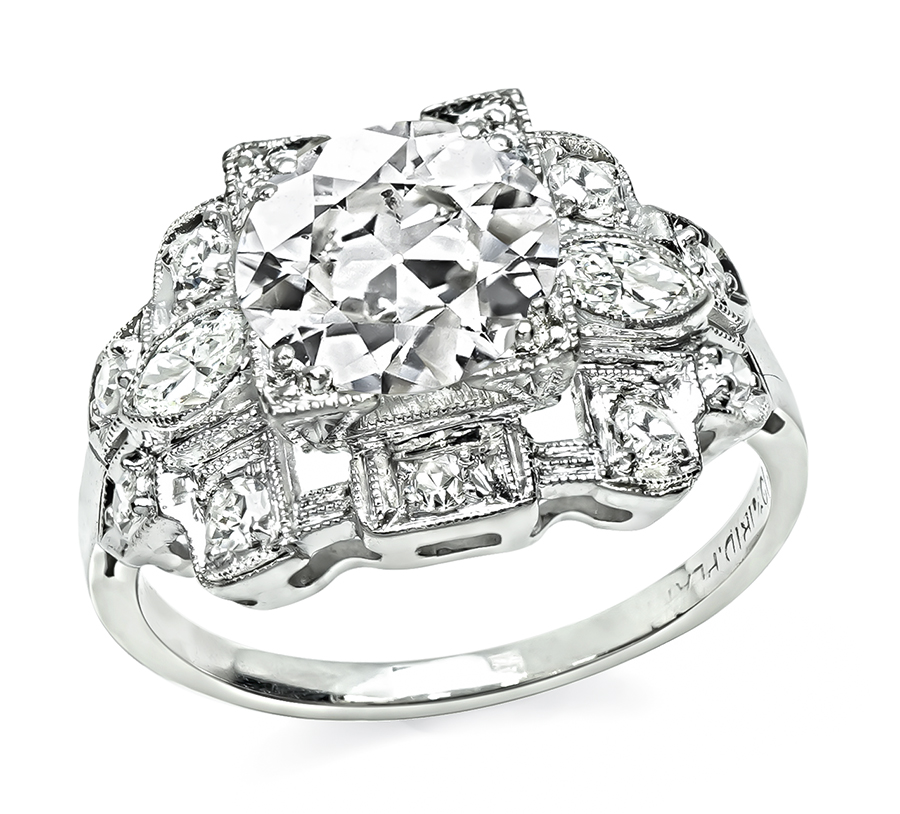 Estate 1.09ct Diamond Engagement Ring