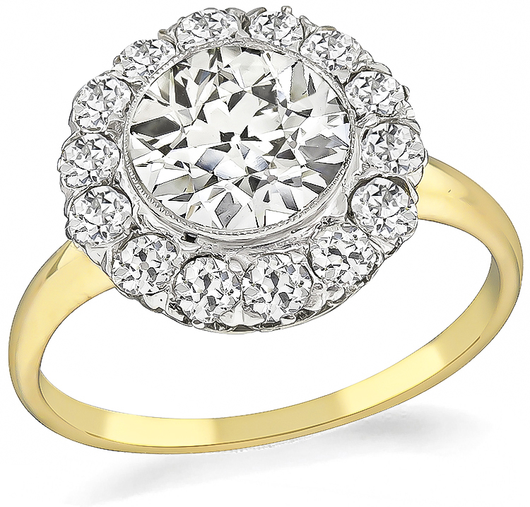 Vintage 1.13ct Diamond Engagement Ring