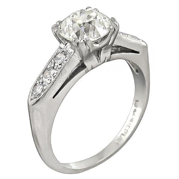 Vintage 1.20ct Diamond Engagement Ring