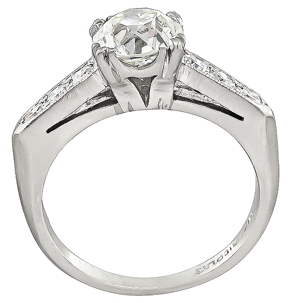 Vintage 1.20ct Diamond Engagement Ring
