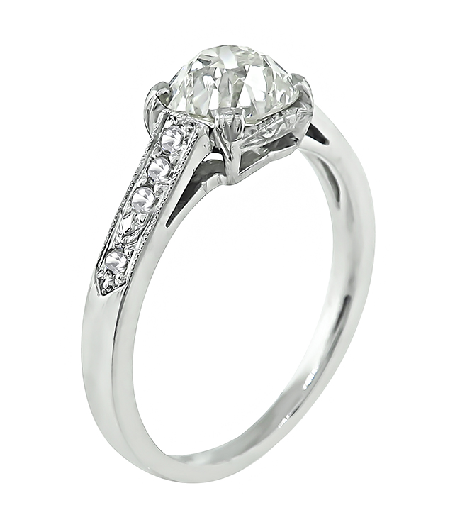 Estate 1.23ct Diamond Engagement Ring