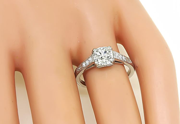 Estate 1.23ct Diamond Engagement Ring