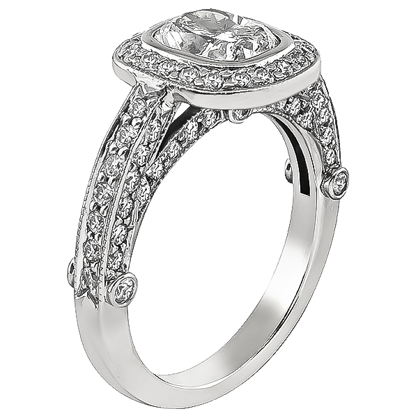 Estate 1.25ct Diamond Engagement Ring