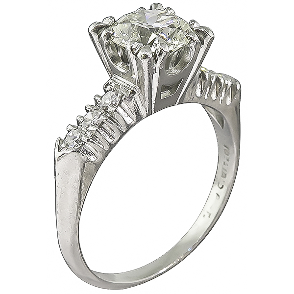 Estate 1.25ct Diamond Engagement Ring
