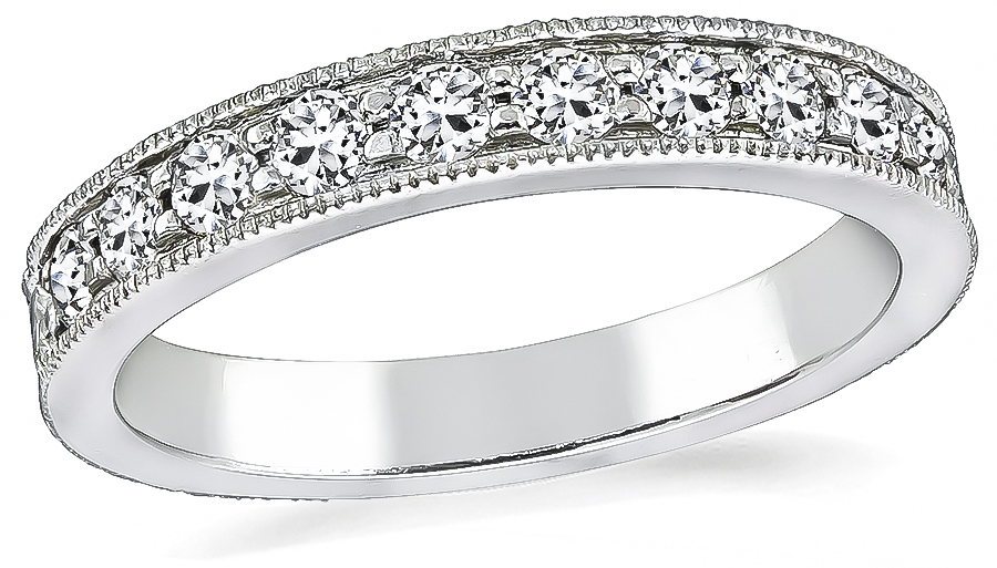 Estate 1.25ct Diamond Eternity Wedding Band