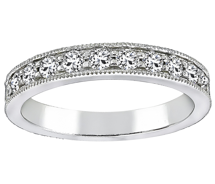 Estate 1.25ct Diamond Eternity Wedding Band