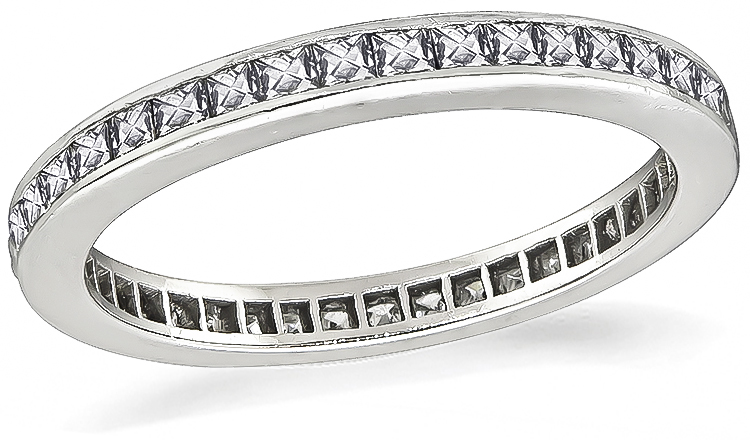 Estate 1.30ct Diamond Eternity Wedding Band