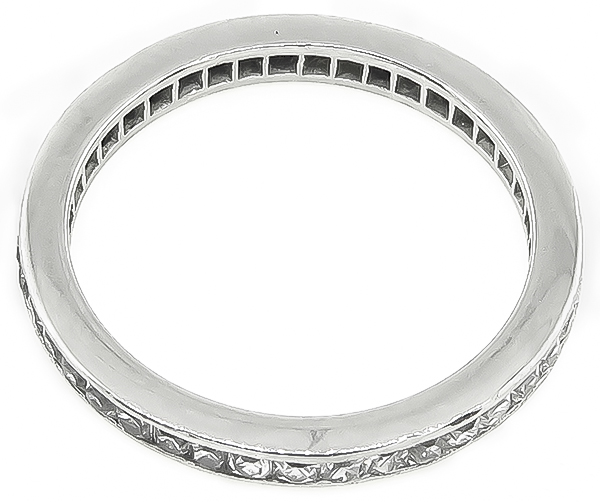 Estate 1.30ct Diamond Eternity Wedding Band