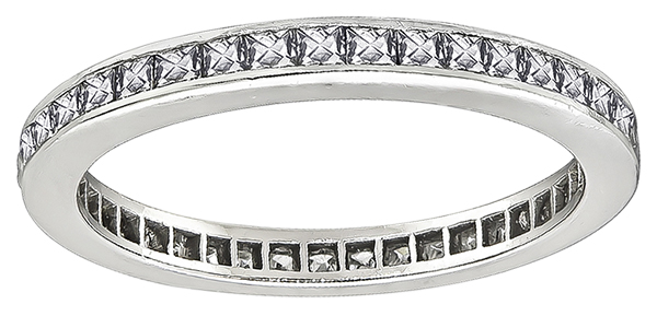 Estate 1.30ct Diamond Eternity Wedding Band