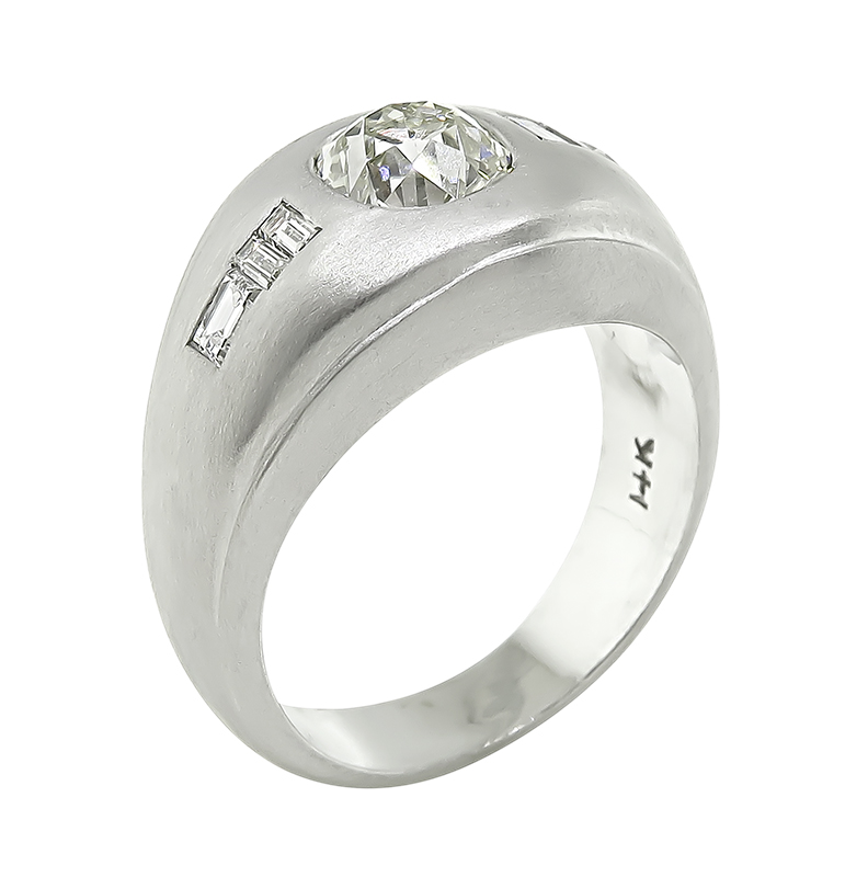 Estate 1.35ct Diamond Men's Ring