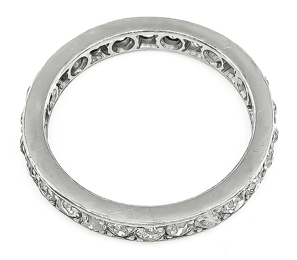 Estate 1.50ct Diamond Eternity Wedding Band