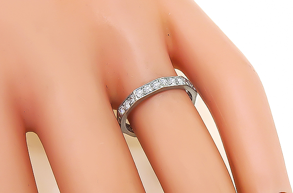 Estate 1.50ct Diamond Eternity Wedding Band