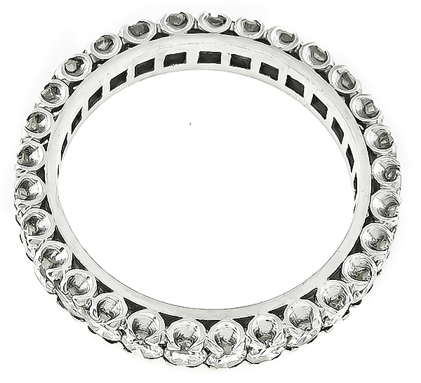 Estate 1.50ct Diamond Eternity Wedding Band