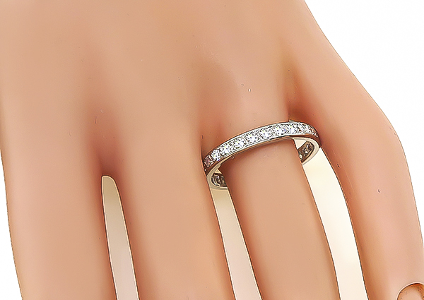 Estate 1.50ct Diamond Eternity Wedding Band