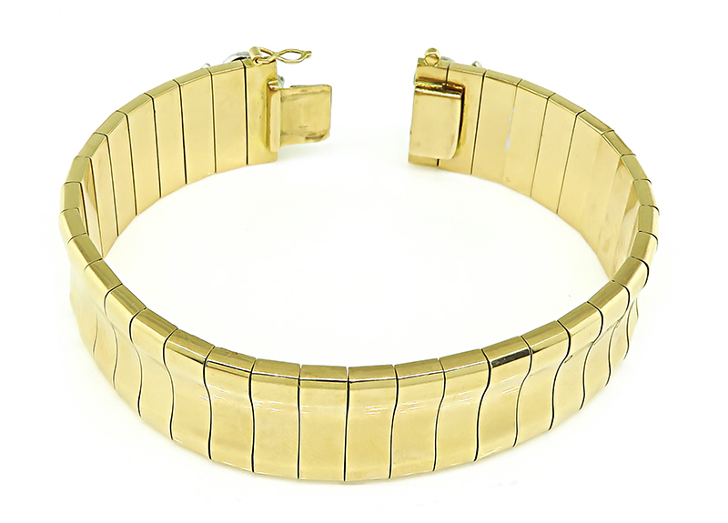 Estate 1.50ct Diamond Gold Bracelet