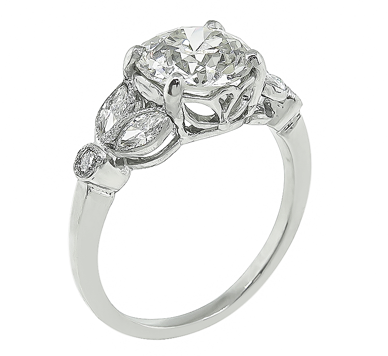 Estate 1.82ct Diamond Engagement Ring