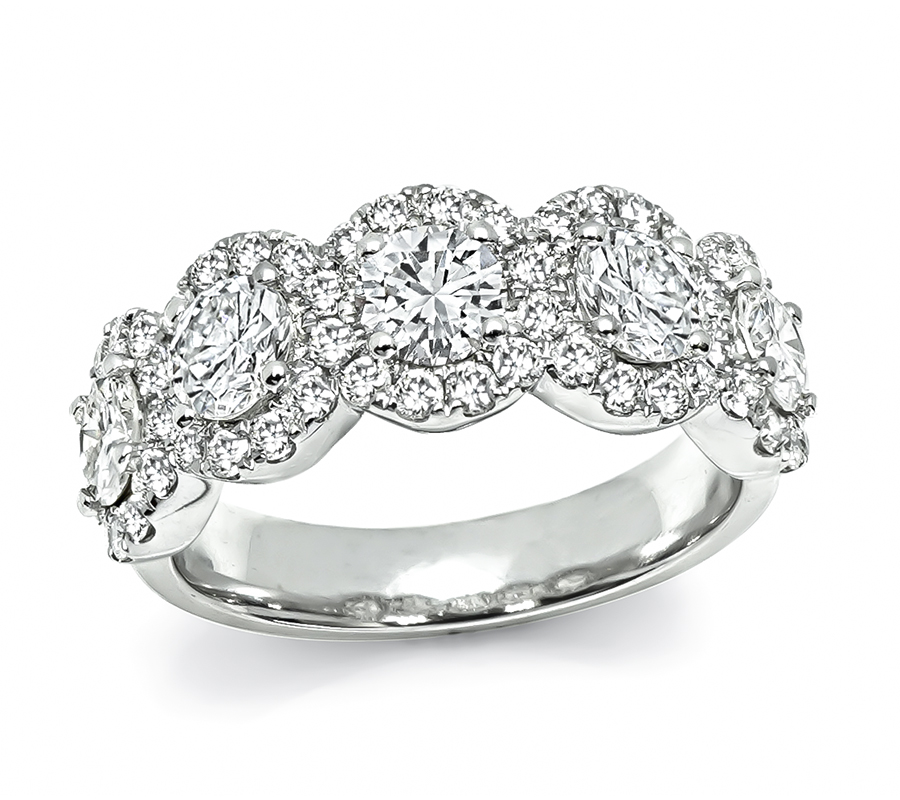 Estate 1.94ct Diamond Gold Ring