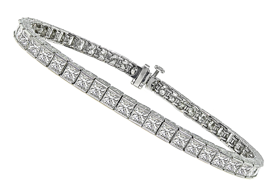 10.60ct Diamond Tennis Bracelet