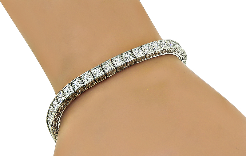 10.60ct Diamond Tennis Bracelet