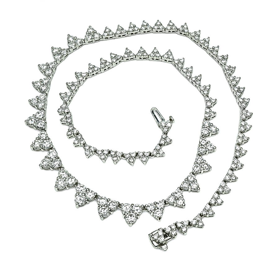 Estate 11.50ct Diamond Necklace