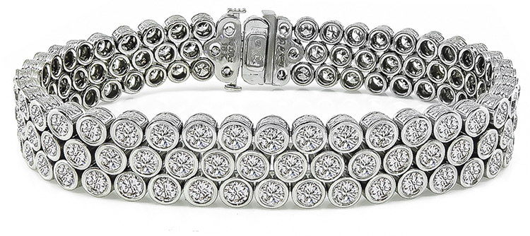 Estate Jacobs & Co 13.00ct Diamond Bracelet