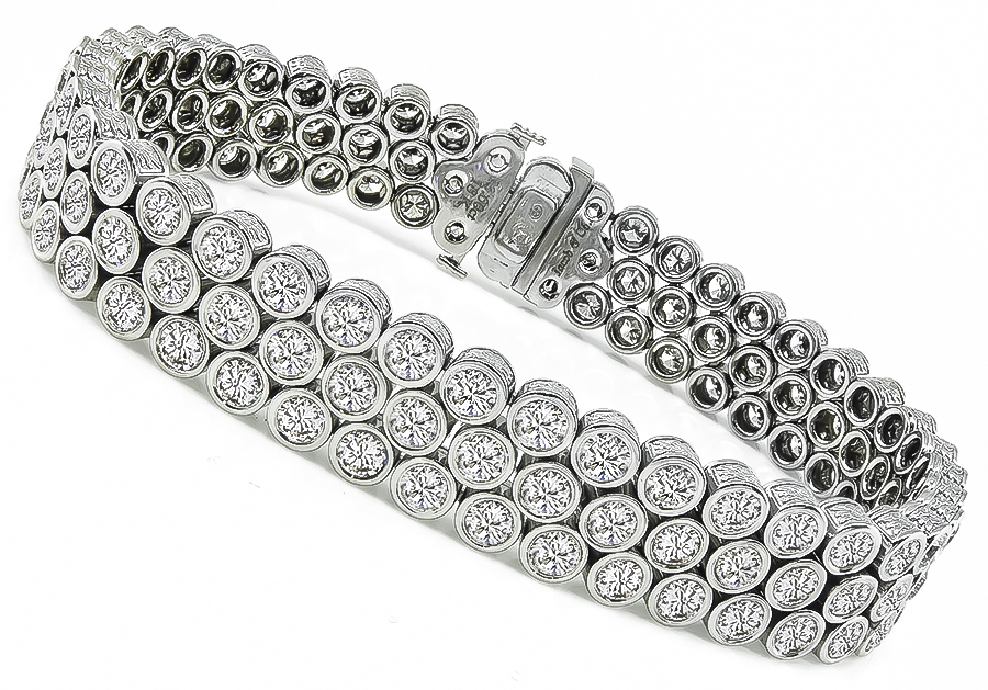Estate Jacobs & Co 13.00ct Diamond Bracelet