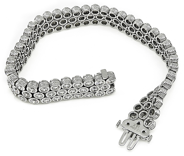 Estate Jacobs & Co 13.00ct Diamond Bracelet