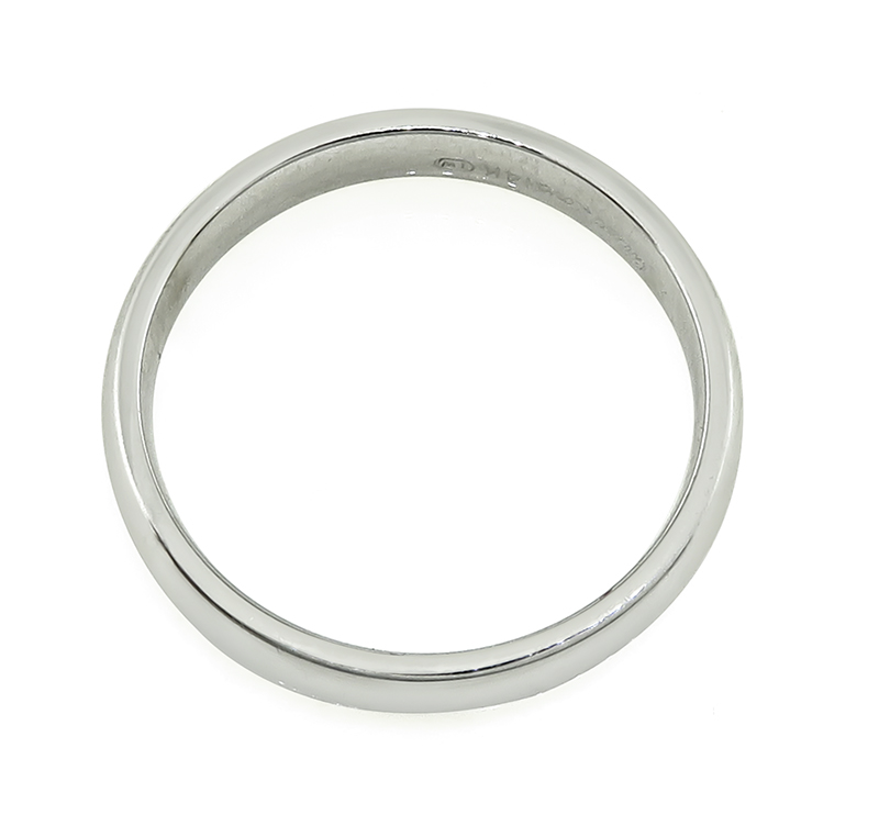 Estate 4mm White Gold Wedding Band