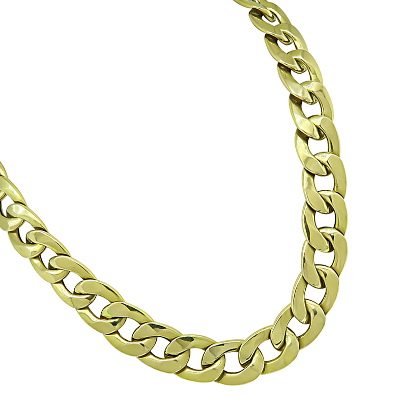 Estate Gold Chain Necklace