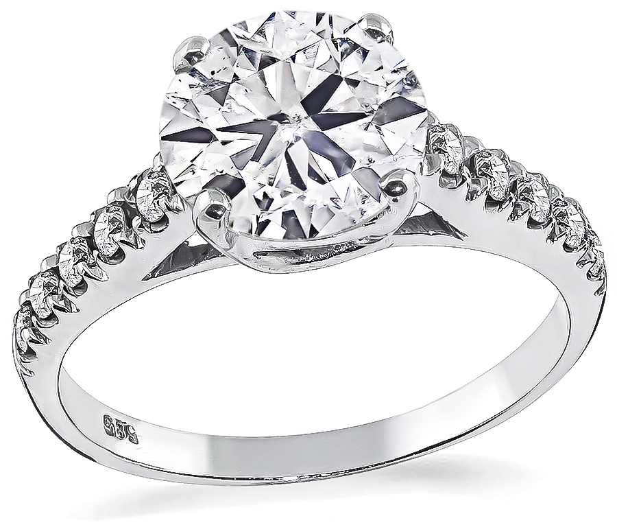 Estate 2.16ct Diamond Engagement Ring